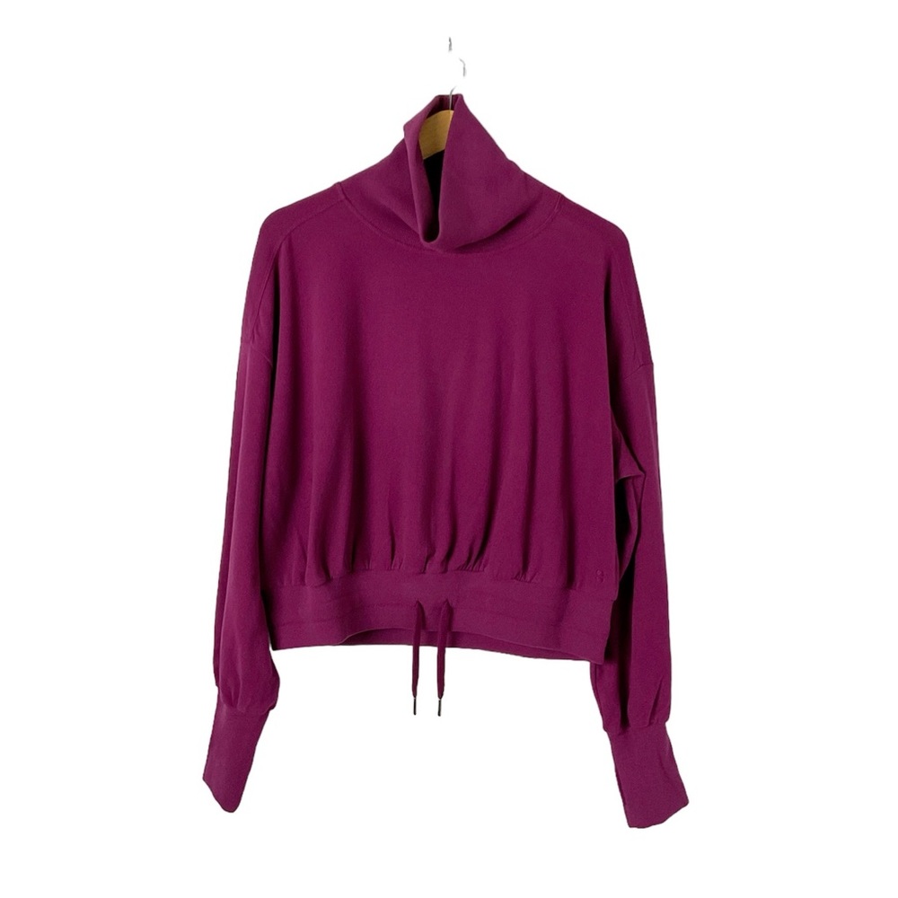 Sweaty Betty Melody Luxe Fleece Pullover Made in Italy Size Large